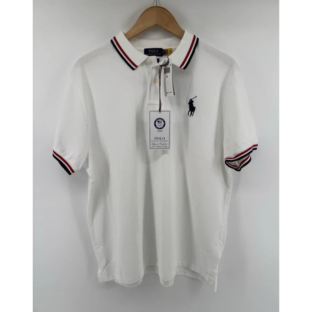 NWT Polo Ralph Lauren USA Closing Ceremony Polo XL 2020 Tokyo Olympics Authentic